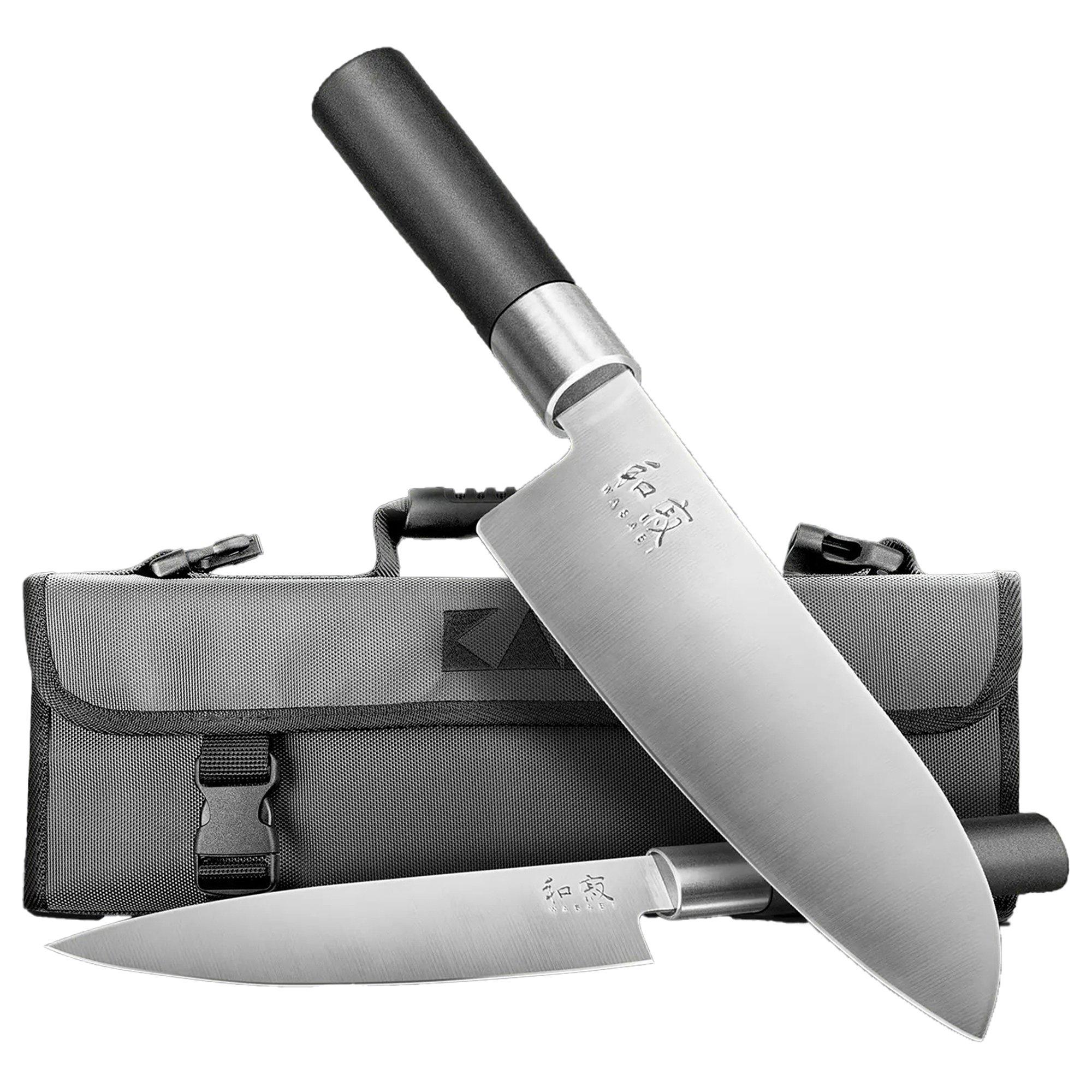 Kai Shun Wasabi Black Set 67-W25 set di coltelli da tre pezzi, con borsa portacoltelli inclusa