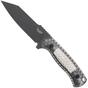 Bild für KA-BAR Cool Name 7702, Black 1095 Cro-Van Reverse Tanto, Transparent Honeycomb Smoke Polycarbonate, Fahrtenmesser, Les George Design