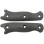 Bild für KA-BAR Short Becker Handle Scales BK16BLKHNDL schwarz Micarta, Griffschalen
