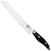 Kai Shun Nagare Black NDC-0705S faca para pão, 23 cm