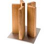 Afbeelding voor Kai Stonehenge magnetisch messenblok, edelstaal/eikenhout, STH-3