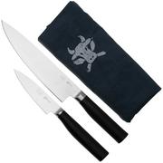 Kai Tim Mälzer Kamagata 2-piece knife set with dishcloth