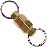  KeyBar Brass MagNut magnetic quick clasp