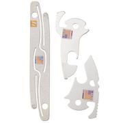 KeyBar Can Opener & Bottle Bomber 2.0 KBR426 Titanium blik en flesopener voor Full Size Keybar