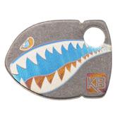 KeyBar Bomber Bead KBR523, titanium, lanyard bead