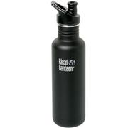 Klean Kanteen Classic /Sport CAP 800 ml, Mate negro