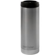 Klean Kanteen TKWide 473ml, Café Cap, acero inoxidable cepillado