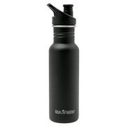 Klean Kanteen 18oz Classic Narrow Sports Cap, 532 ml, black