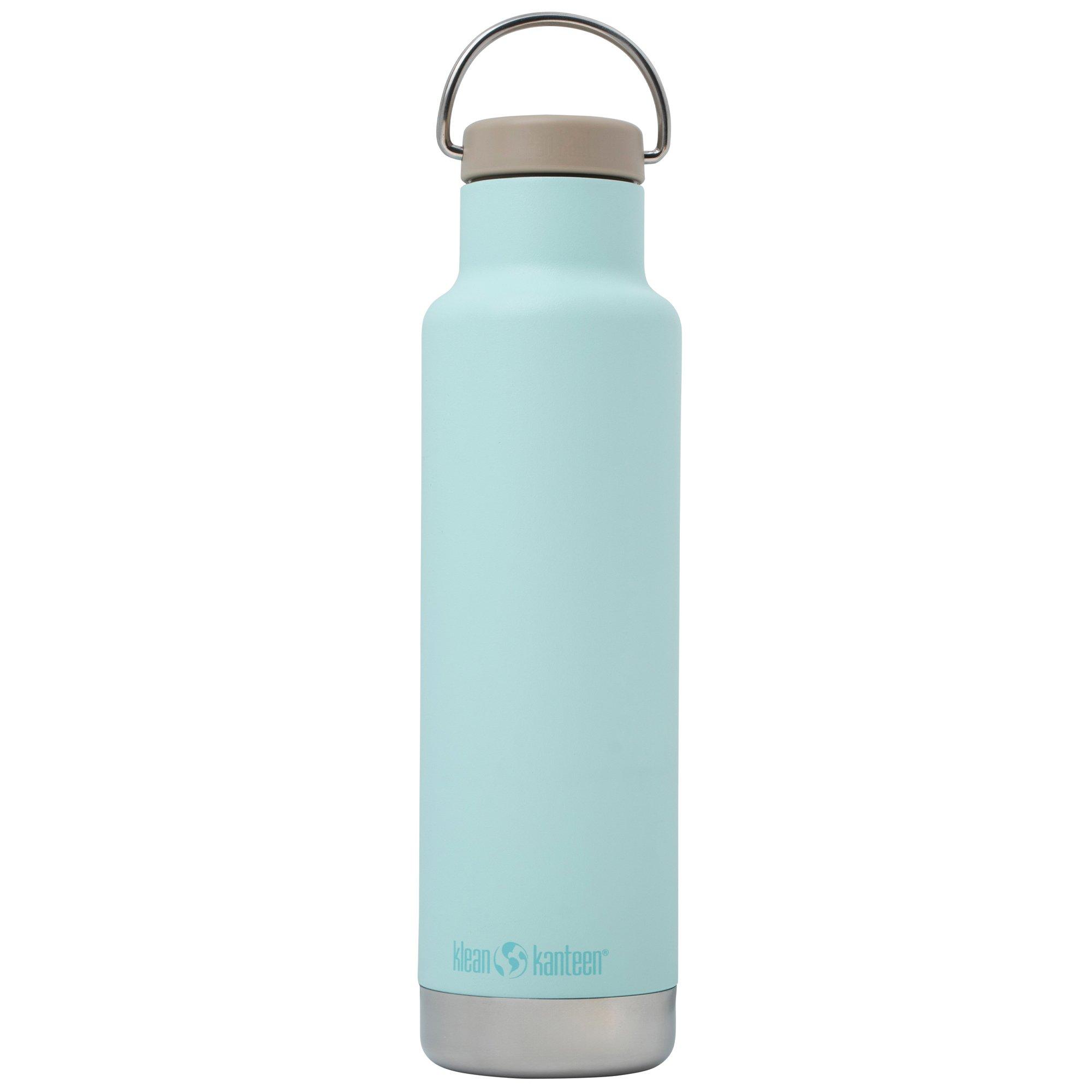 Klean Kanteen Classic Insulated Water Bottle 1008460 Blue Tint, Loop Cap, Thermoflasche, 592 ml