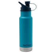 Klean Kanteen Insulated Kid Classic Narrow 1008783 bottle with sports cap Hawaiian Ocean, 355 mL