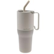 Klean Kanteen Insulated Rise Tumbler 1010992 vaso con tapa con pajita, Tofu, 1065 ml