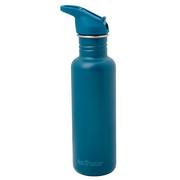 Klean Kanteen Classic Water Bottle 1011194 Corsair, Flip Seal Sport Cap, Trinkflasche, 800 ml