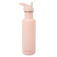 Image for Klean Kanteen Classic Water Bottle 1011198 Peach Parfait, Flip Seal Sport Cap, bottle, 800 ml