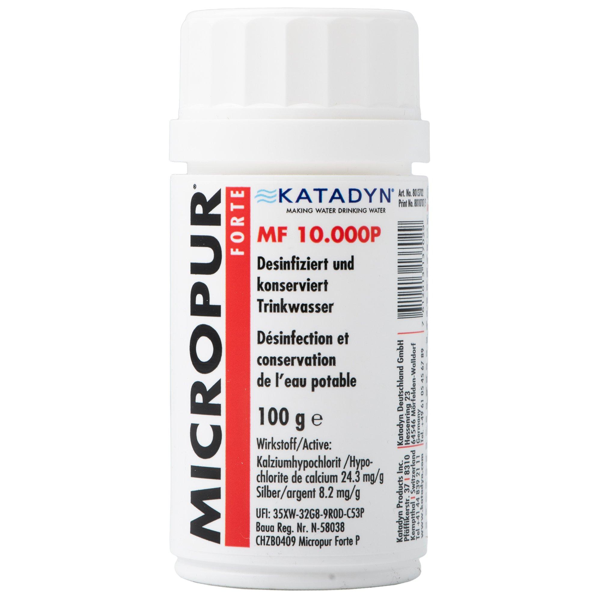 Katadyn Micropur Forte MF 10.000P 8013702, waterzuiveringspoeder, 100 g