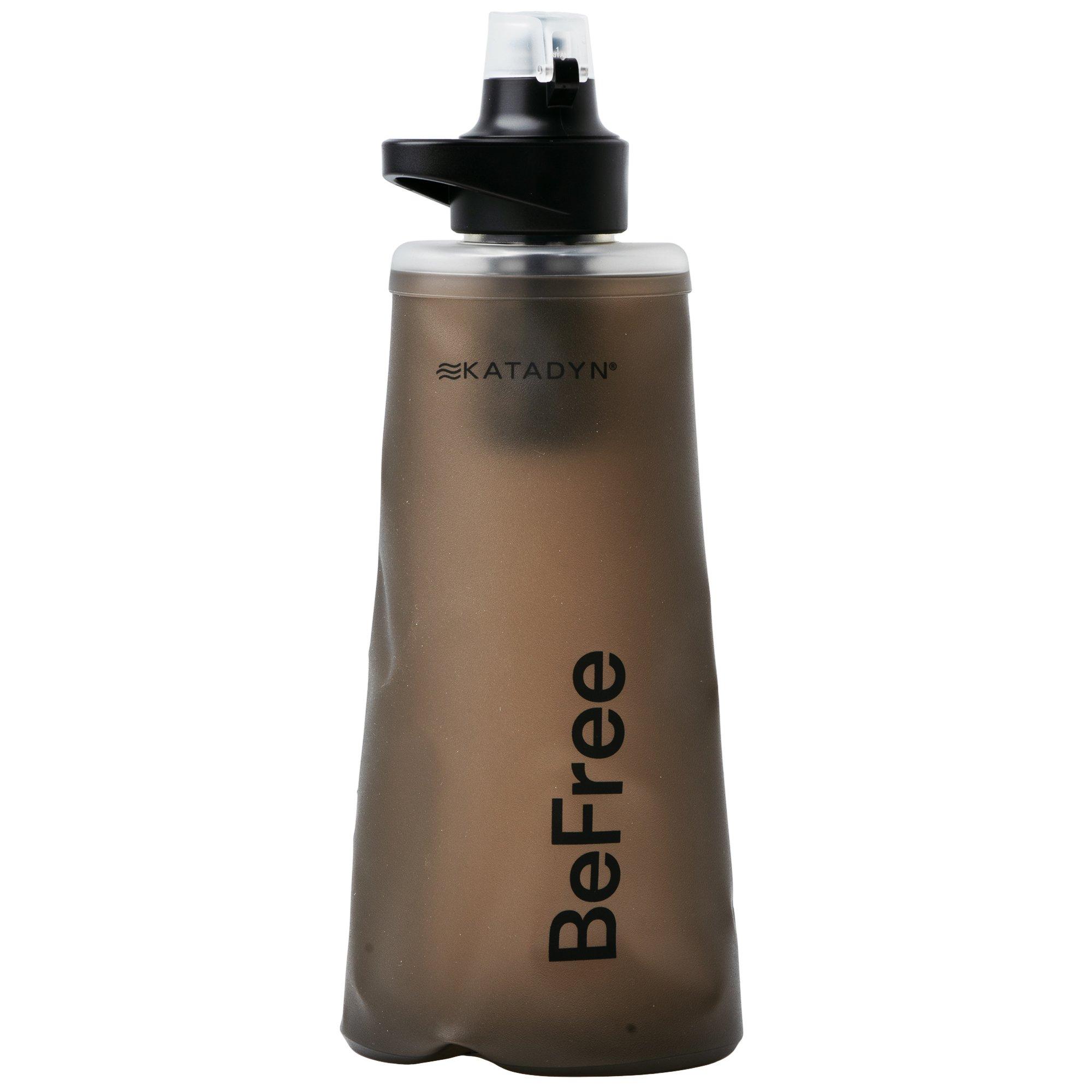 Katadyn BeFree AC Bottle 1.0L, Zwart, waterfles met filter, 1000 ml