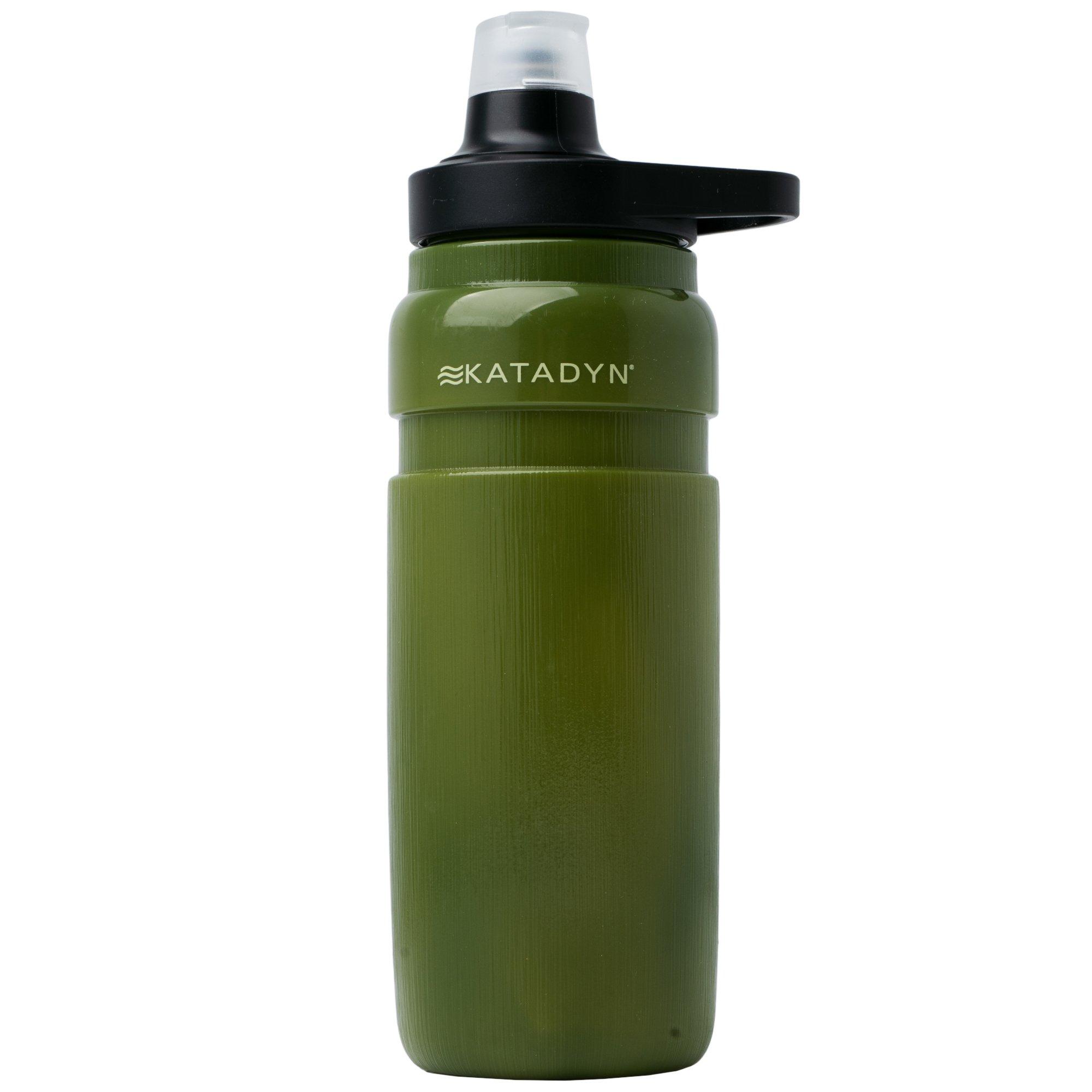 Katadyn BeFree AC Bottle 0.7L, groen, waterfles met filter, 700 ml