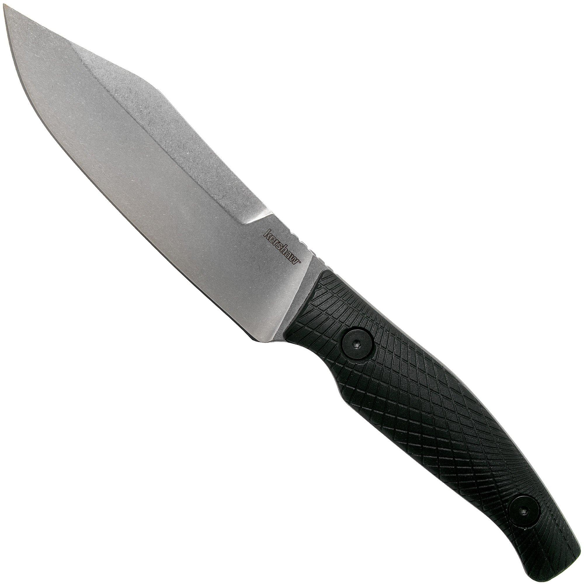 Kershaw Thermo Klappmesser – Graue PVD-Klinge 7,5 Cm, Unterstütztes Öffnen, Deep-Carry-Clip