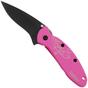 Afbeelding voor Kershaw Scallion Maycee Barber 1620MB Black Cerakote 420HC, Pink Cerakote Steel, Limited Edition zakmes, Ken Onion design