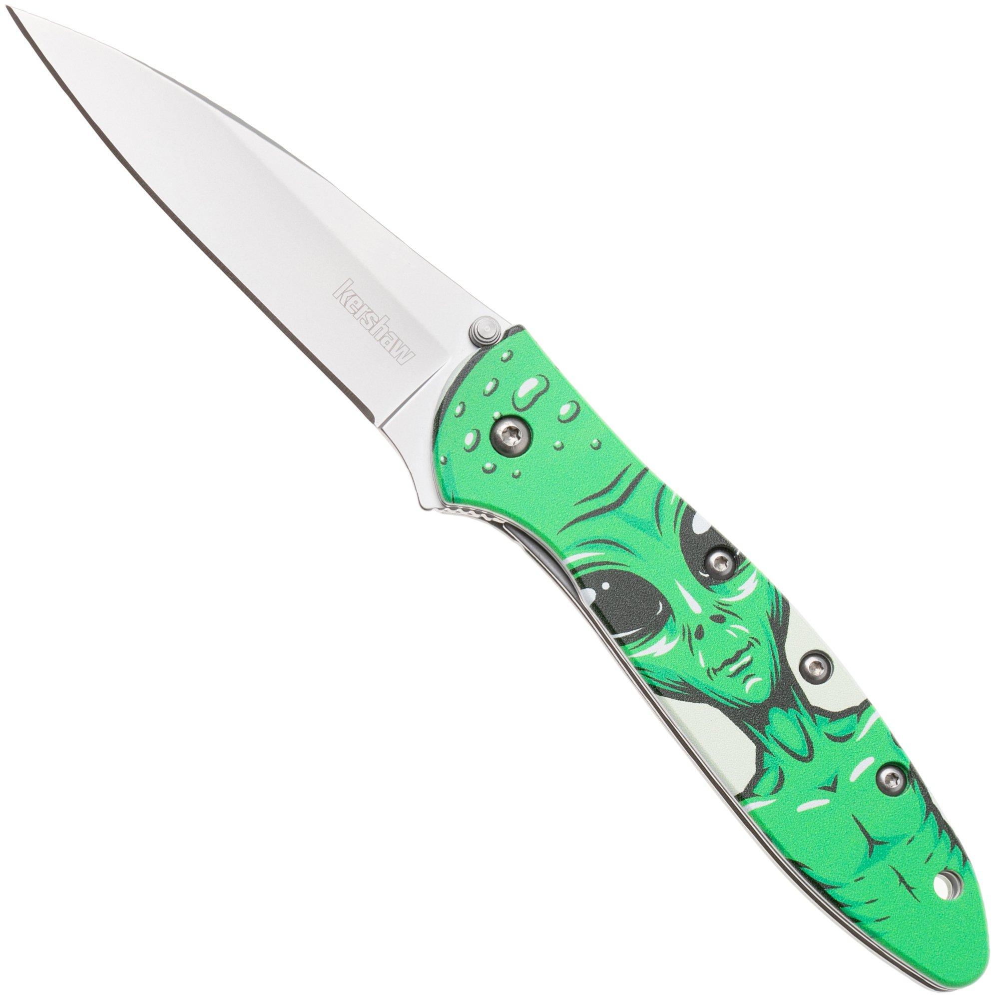 Kershaw Leek 1660ALIEN, Bead Blasted 14C28N, Alien CCI Aluminum zakmes