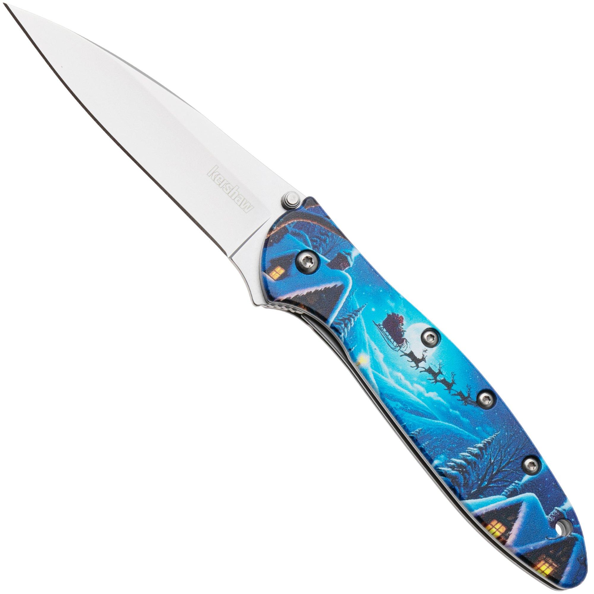 Kershaw Leek Christmas 2025 1660C25 Stonewashed 14C28N, Aluminum, Factory Special Edition Taschenmesser, Ken Onion Design