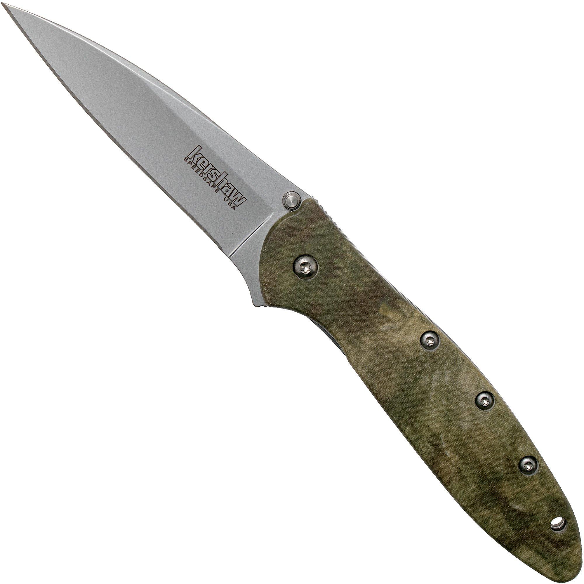 Kershaw Leek Camo 1660CAMO pocket knife, Ken Onion design