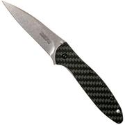 Kershaw 1660CF Leek Carbonfibre CPM154 pocket knife, Ken Onion design