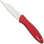 Obraz dla Nóż składany Kershaw Leek 1660RDSW, Stonewashed 14C28N, Red Aluminum, projekt Ken Onion