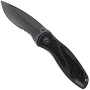 Kershaw 1670GBBLKST Blur Black partially serrated