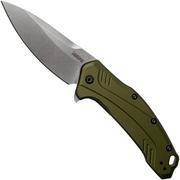 Kershaw Link Olive 1776OLSW CPM 20CV pocket knife, aluminium handle