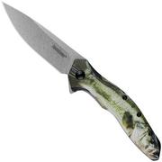 Image pour Kershaw Shoreline Bass 1845BASS Stonewashed, Aluminum Custom CCI Baarscoating, couteau de poche à ouverture assistée