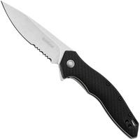 Image pour Kershaw Shoreline Serrated 1845ST Stonewashed 8Cr13MoV, Black FRN, couteau de poche