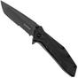 Bild für Kershaw Brawler Serrated 1990ST Black Oxide 8Cr13MoV, Black FRN, Taschenmesser