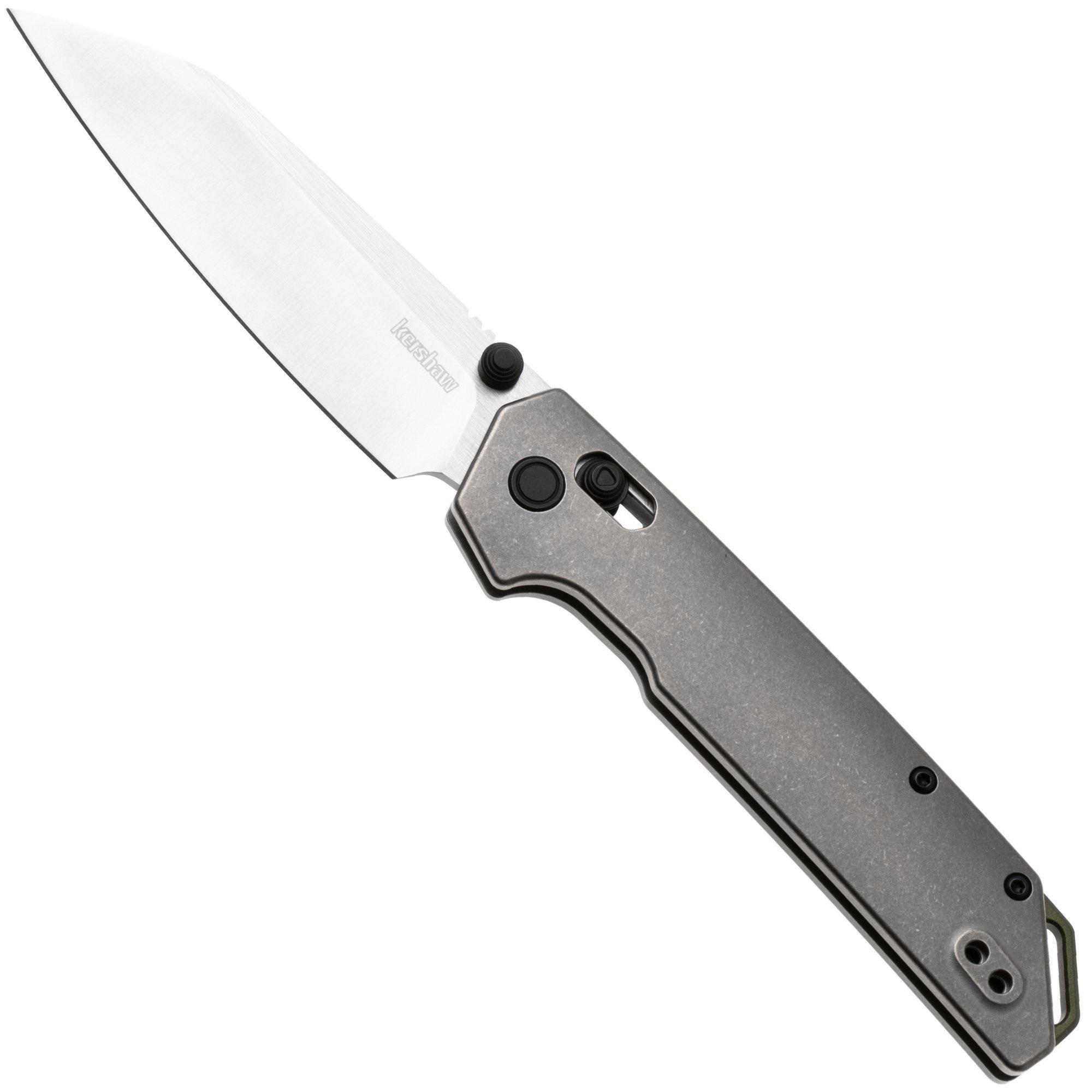Kershaw Iridium 2038RTI, Satin M390 Reverse Tanto, Grey Titanium zakmes