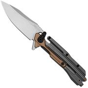 Kershaw Frontrunner 2039 Flipper Gray & Bronze Stainless Steel navalha