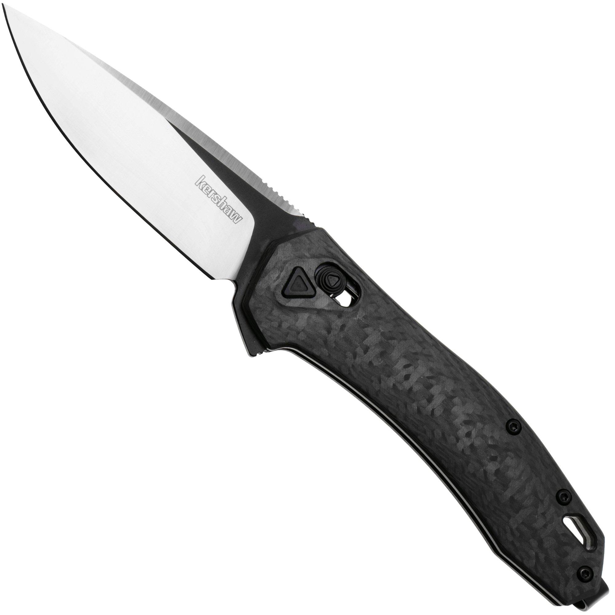 Kershaw Covalent 2042CF Two-Tone Black Böhler M390, Carbon Fiber zakmes