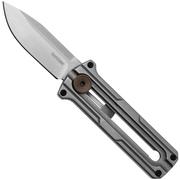Kershaw Cybernet 2046 Two-Tone D2, Stonewashed Steel, utility pocket knife