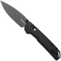 Afbeelding voor Kershaw Mini Iridium 2051BLK, Black Oxide D2 Spear Point, Black Anodized Aluminum zakmes