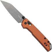 Afbeelding voor Kershaw Mini Iridium 2051RBRZBW, Blackwashed D2 Reverse Tanto, Bronze Aluminum zakmes