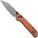 Afbeelding voor Kershaw Mini Iridium 2051RBRZBW, Blackwashed D2 Reverse Tanto, Bronze Aluminum zakmes
