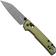 Afbeelding voor Kershaw Mini Iridium 2051ROLBW, Blackwashed D2 Reverse Tanto, OD Green Aluminum zakmes