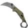 Afbeelding voor Kershaw Outlier 2064ODBW, Blackwashed 8Cr13MoV, OD Green FRN, karambit zakmes