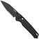 Image for Kershaw Bel Air 6105BLKST Black PVD MagnaCut Serrated, Black Aluminum, pocket knife
