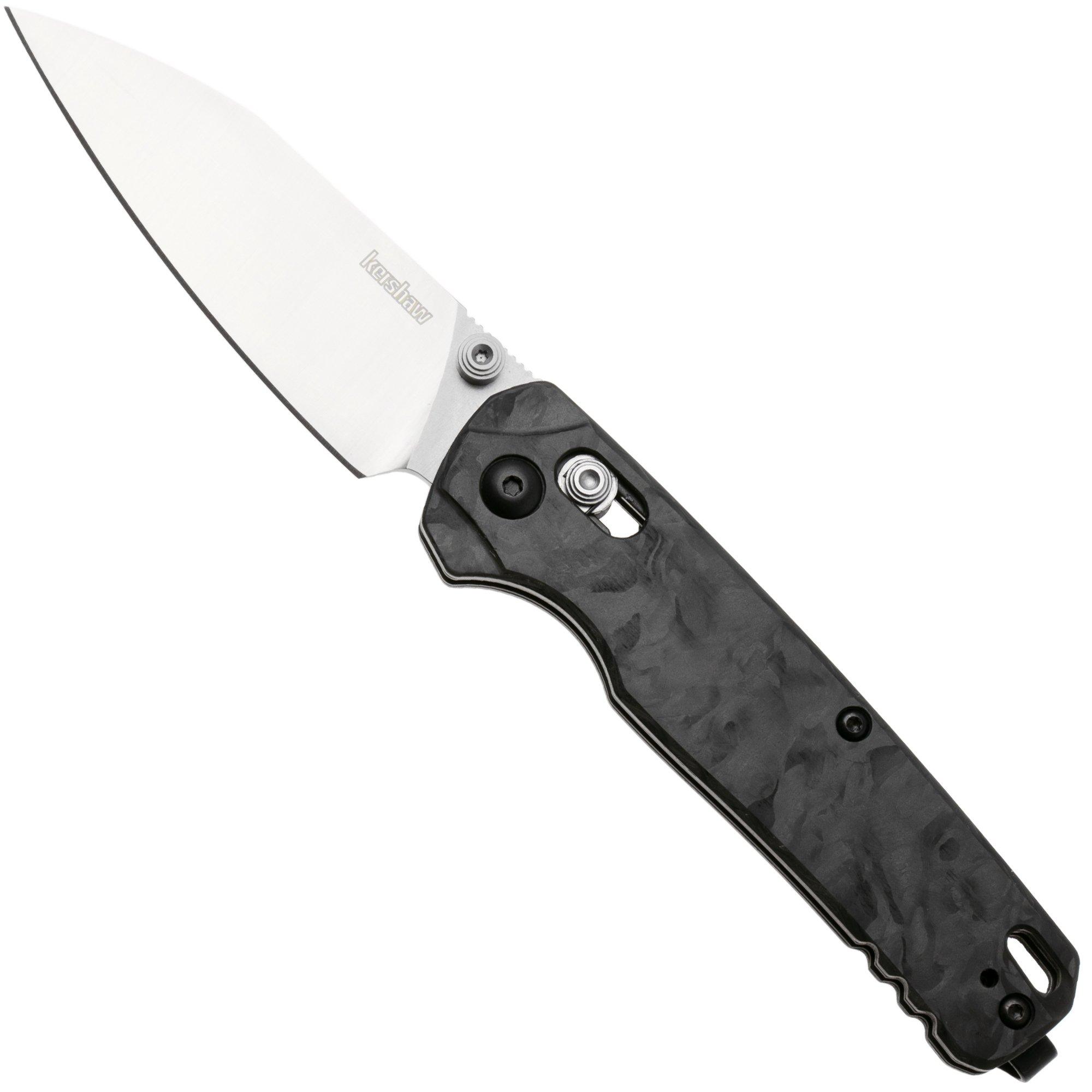 Nóż składany Kershaw Bel Air 6105CF, Satin CPM MagnaCut, Black Carbonfiber