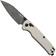 Afbeelding voor Kershaw Bel Air 6105DAM, Damascus, Creme Aluminum zakmes
