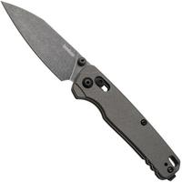 Image pour Kershaw Bel Air 6105GRYBW, Blackwashed CPM MagnaCut, Grey Aluminum, couteau de poche