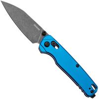 Afbeelding voor Kershaw Bel Air 6105NBBW, Blackwashed CPM MagnaCut, Blue Aluminum zakmes