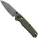 Afbeelding voor Kershaw Bel Air 6105OLBW, Blackwashed CPM MagnaCut, OD Green Aluminum zakmes