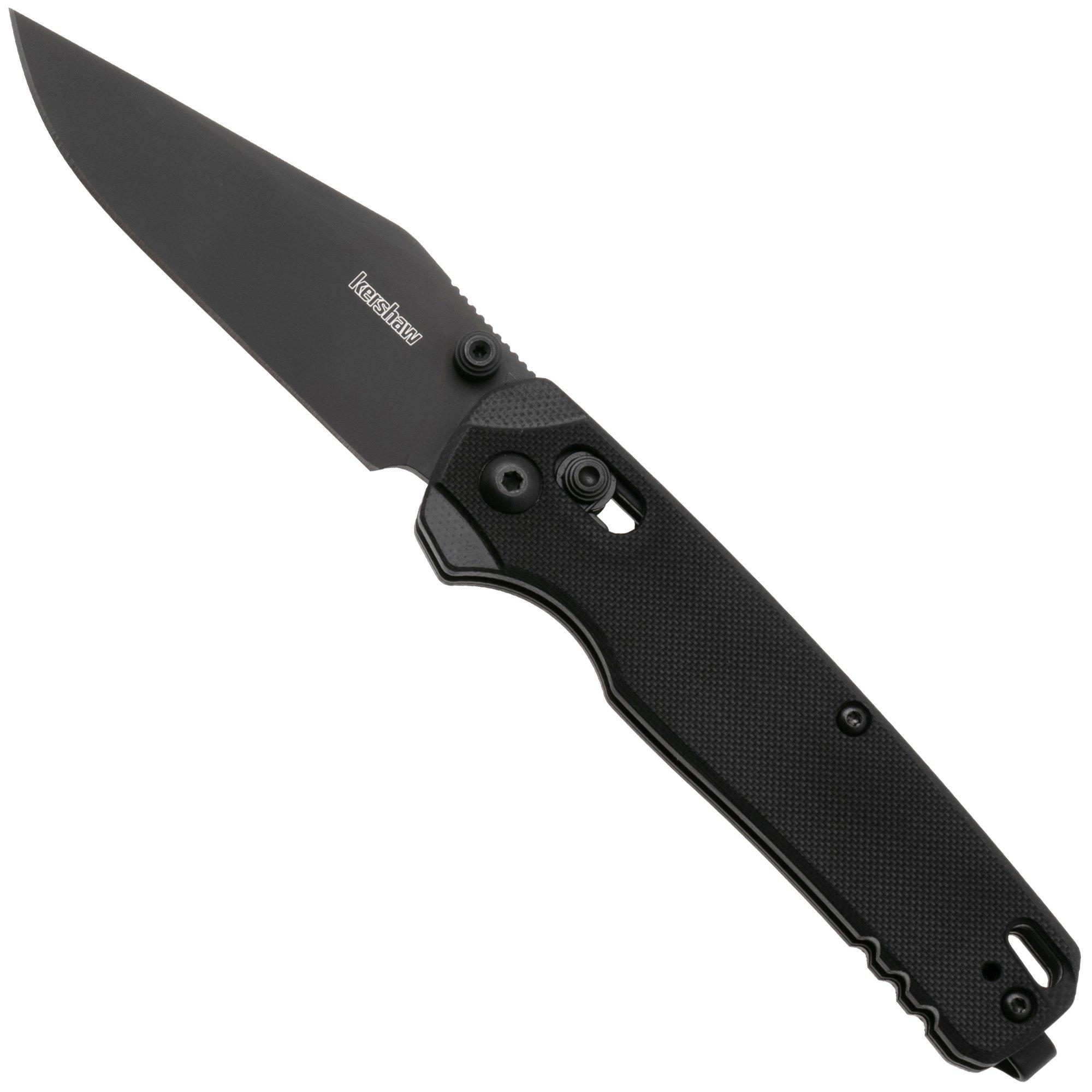 Kershaw Bel Air Clip Point 6106BLK DuraLock, Black DLC CPM MagnaCut, Black G10, pocket knife