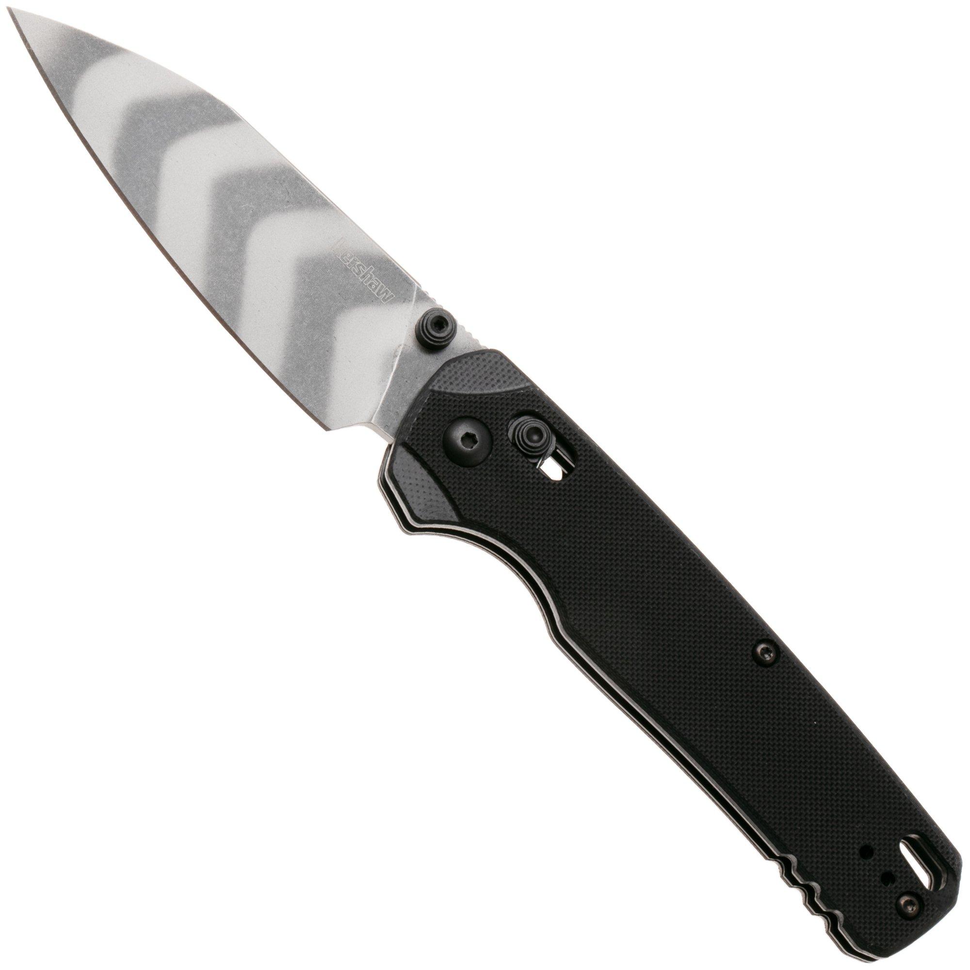 Kershaw Bel Air XL 6110TS, Tiger Stripe CPM MagnaCut, Black G10 Taschenmesser