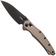Bild für Kershaw Bareknuckle Duralock 6777FDEBLK Black PVD MagnaCut, Flat Dark Earth Aluminium, Taschenmesser